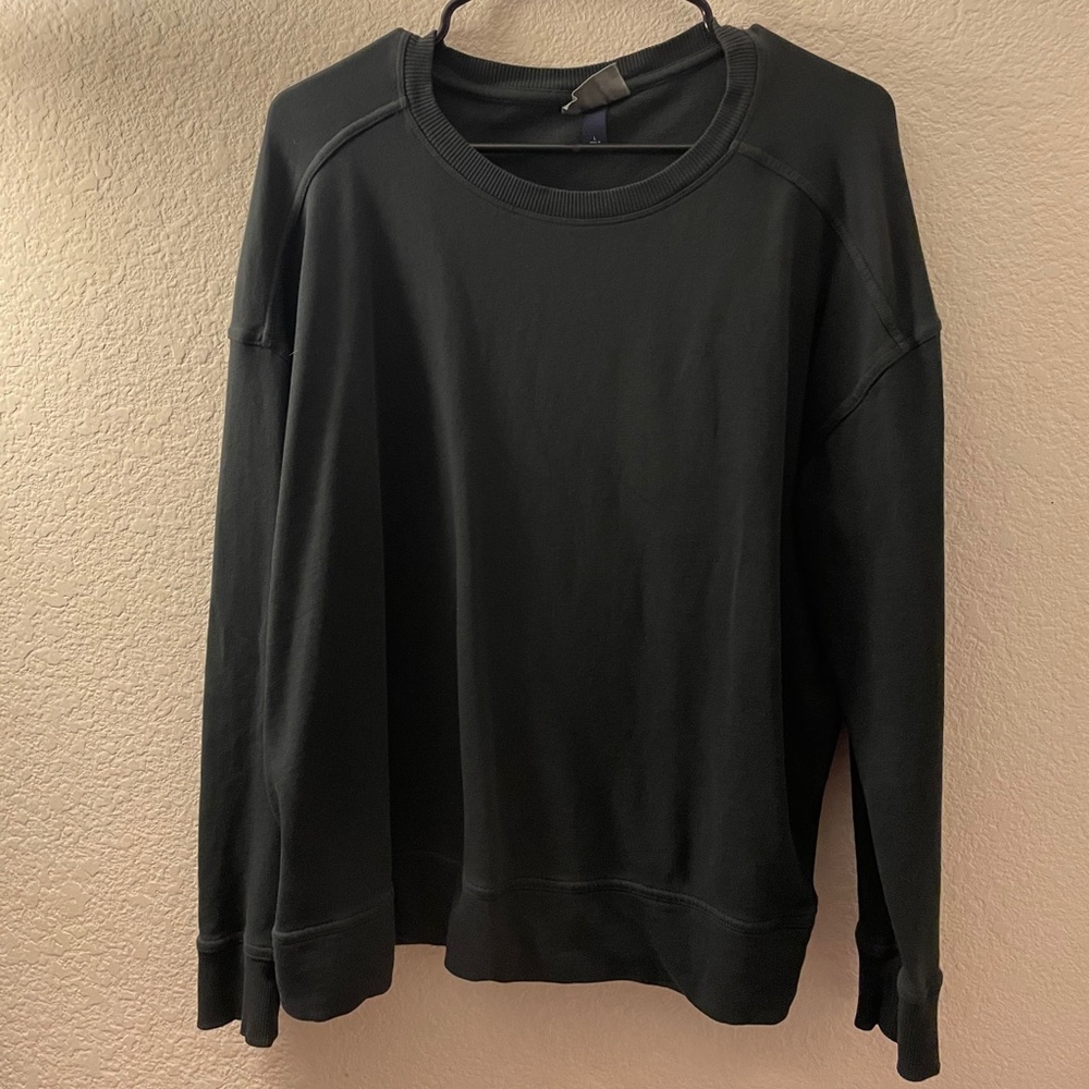 soft grey sweater